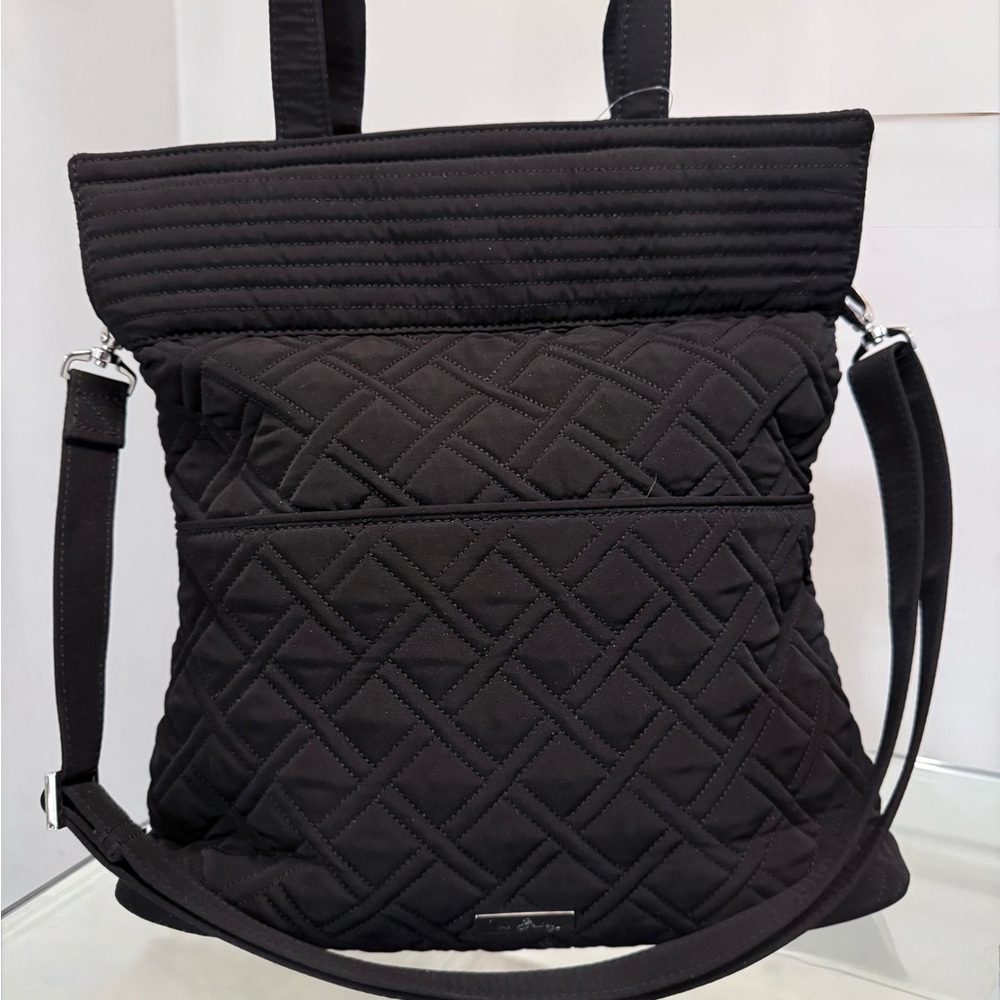 Vera Bradley Black Quilted Shoulder Bag